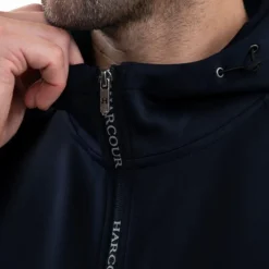 Harcour - Sweat technique zippé homme Aron marine