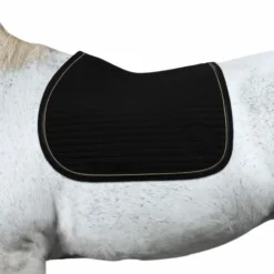 Harcour - Tapis de selle Karembar noir/ gold