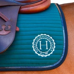 Harcour - Tapis de selle Karembar vert jungle