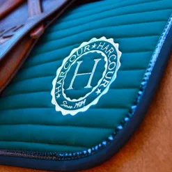 Harcour - Tapis de selle Karembar vert jungle