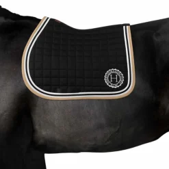 Harcour - Tapis de selle Soft noir