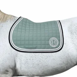 Harcour - Tapis de selle Soft gris vert