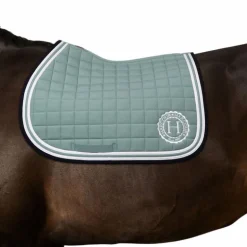 Harcour - Tapis de selle Soft gris vert