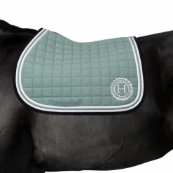 Harcour - Tapis de selle Soft gris vert