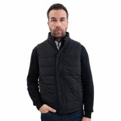 Harcour - Veste sans manches homme Boston noir