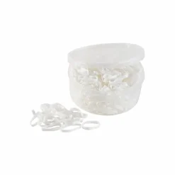 Hippotonic - 1800 élastiques silicone blanc