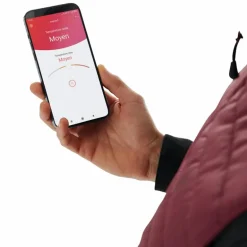 Horse Pilot - Doudoune sans manches homme E-Kelvin bordeaux (sans batterie)