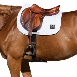 Horse Pilot - Tapis de selle Ergonomic blanc