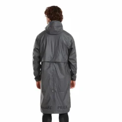 Horse Pilot - Veste de pluie homme Long Raintech iron