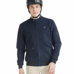 Horse Pilot - Veste manches longues homme Teddy marine