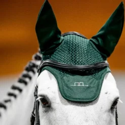 Horseware - Bonnet pour chevaux Alessandro Albanese hunter green