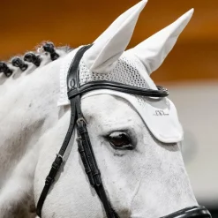 Horseware - Bonnet pour chevaux Alessandro Albanese blanc