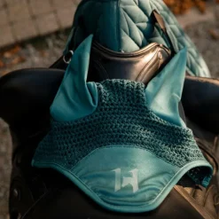 Horseware - Bonnet pour chevaux Ear Net dynasty green
