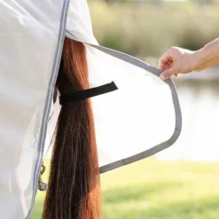 Horseware - Couverture anti-mouches Amigo Bug Rug silver/ titanium grey/ argent