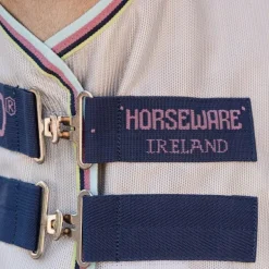 Horseware - Couverture anti-mouches Amigo Bug Rug Plus Petite argent/ lime/ marine/ rose/ bleu