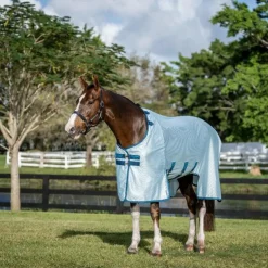 Horseware - Couverture anti-mouches Amigo Bug Buster azure blue/ marine/ bleu électrique
