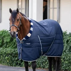 Horseware - Couverture de box Newmarket Cosy Stable witney navy 400g