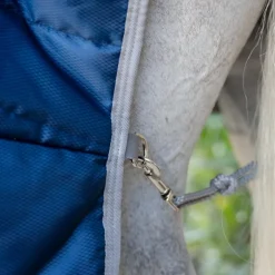 Horseware - Couverture de box Amigo Ripstop Insulator Stable marine/ titanium grey 100g