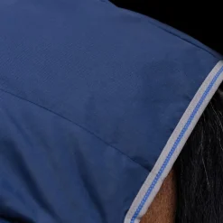 Horseware - Couverture de box Rhino Stable VL marine/ titanium grey/ classic blue 250g