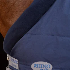 Horseware - Couverture de box Rhino Stable VL marine/ titanium grey/ classic blue 350g