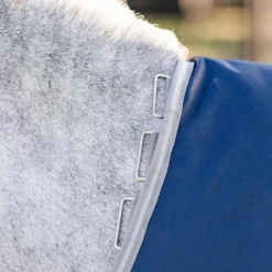 Horseware - Couverture d'extérieur Amigo Bravo Plus Pony Turnout marine/ titanium grey/ argent 50g