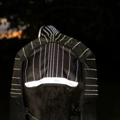 Horseware - Couverture d'extérieur Amigo FieldSafe Reflectech Plus Turnout noir 250g