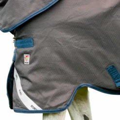 Horseware - Couverture d'extérieur Rhino plus HexStop gris/ indigo/ marine 250g