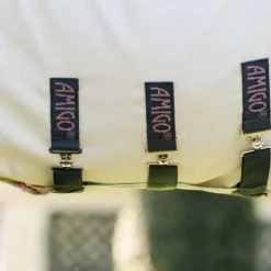 Horseware - Couverture d'extérieur Amigo Ripstop Pony argent/ lime/ marine/ rose/ bleu