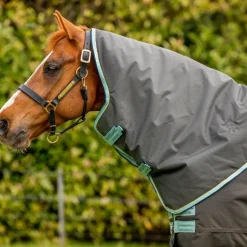 Horseware - Couverture d'extérieur Amigo Hero Ripstop Plus shadow/ blue haze/ marine 200g