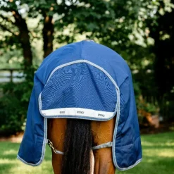 Horseware - Couverture d'extérieur Rhino Wug marine/ titanium grey/ classic blue 450g