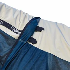 Horseware - Couverture d'extérieur Rambo Summer Series marine/ gris 100g