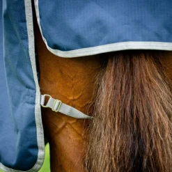 Horseware - Couverture d'extérieur Amigo Ripstop 900 Plus marine/ titanium grey 100g