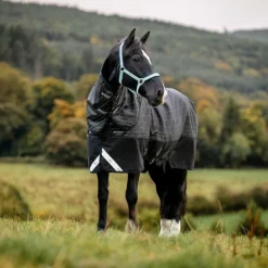 Horseware - Couverture d'extérieur Amigo FieldSafe Reflectech Plus Turnout noir 50g