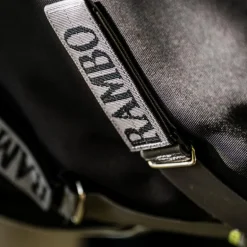 Horseware - Couverture d'extérieur Rambo Turnout VL noir/ thunderstorm gris/ argent 450g