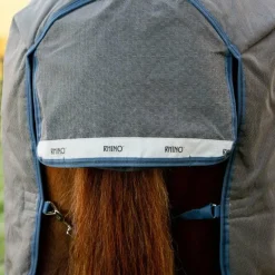 Horseware - Couverture d'extérieur Rhino Plus HexStop gris/ indigo/ marine 0g