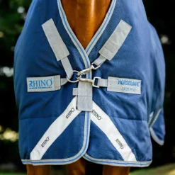 Horseware - Couverture d'extérieur Rhino Wug Turnout marine/ titanium grey/ classic blue 0g
