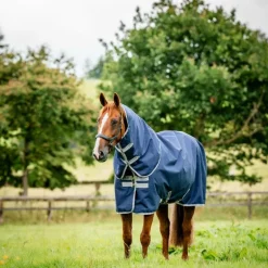 Horseware - Couverture d'extérieur Amigo Ripstop 900 Plus marine/ titanium grey 0g