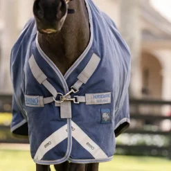 Horseware - Couverture d'extérieur Rhino Pony Turnout marine/ titanium grey/ classic blue 0g