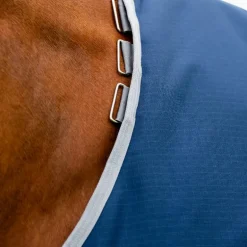 Horseware - Couverture d'extérieur Amigo Ripstop Turnout marine/ titanium grey 200g