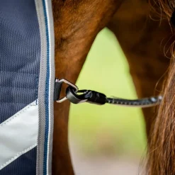 Horseware - Couverture d'extérieur Rambo Turnout marine/ thunderstorm gris/ argent 0g