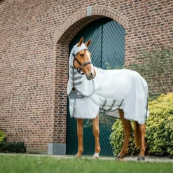 Horseware - Couverture d'extérieur Amigo Ripstop Hoody argent/ titanium grey/ argent