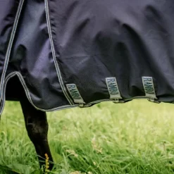 Horseware - Couverture d'extérieur Rambo Optimo Original marine/ thunderstorm grey/ argent 0g