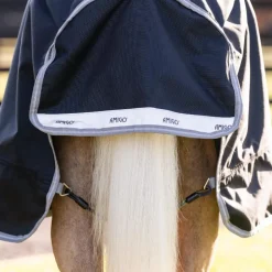 Horseware - Couverture d'extérieur Amigo Bravo Plus Pony Turnout noir/ titanium grey/ argent 0g