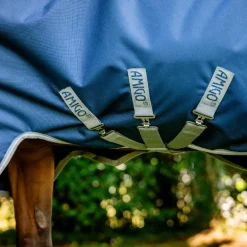 Horseware - Couverture d'extérieur Amigo Bravo 12 Wug marine/ titanium grey/ argent 250g