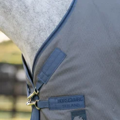 Horseware - Couverture d'extérieur Rhino HexStop Plus Pony gris/ indigo/ marine 250g