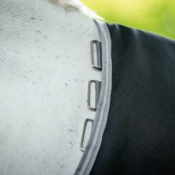 Horseware - Couverture d'extérieur Amigo Turnout noir/ titanium grey/ argent 0g