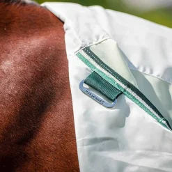 Horseware - Couverture d'été anti-mouches Rambo Hoody vert sauge