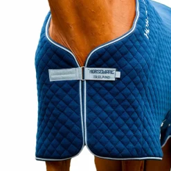 Horseware - Couverture séchante Autumn Cooler marine/ argent 100g