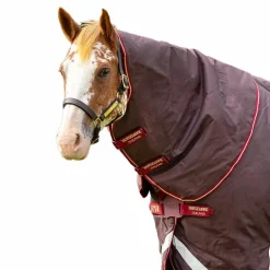 Horseware - Couvre-cou pour couverture Amigo Bravo 12 Original rouge/ or 150g
