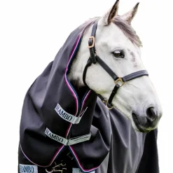 Horseware - Couvre-cou pour couverture Rambo Supreme marine/ bordeaux/ bleu 0g